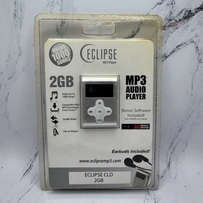 Eclipse MP3 Audio Music Player Black 2GB (CLD2SL) ￼New Sealed - Image 1 of 3