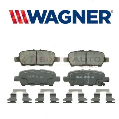 Wagner Brake Rear Disc Brake Pad Set for 2011-2015 Nissan Juke 1.6L L4 - fh Foto 1 de 4