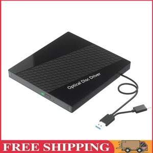 7-in-1 USB 3.0 Typ C Externes CD-DVD-Laufwerk. Schlanker 7-in-1 USB 3.0 Typ C DV - Afbeelding 1 van 12