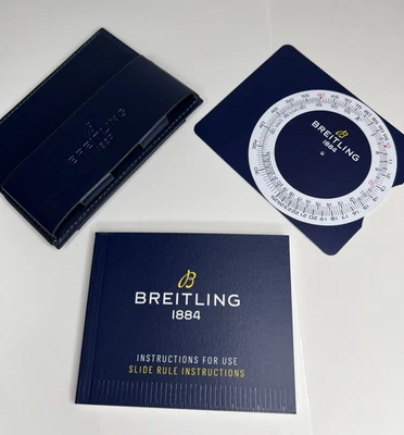 Инструкции по линейке слайдов Breitling ручная линейка слайдов и буклет держатель для синих карт - Изображение 1 из 4