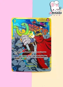 One Piece Card Game Sogeking OP03-122 SEC Foil Karte TCG Anime Manga ENG - Picture 1 of 3
