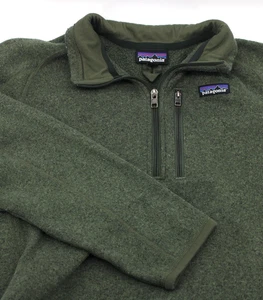 Patagonia Better Sweater Grün Quarter Zip Langarm Pullover Outdoor Herren M - Bild 1 von 8