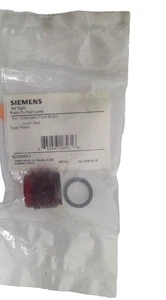 Siemens 52RA5S2 Oil Tight Push-to-Test Lens for Illum. Push Button, Red Plastic - Picture 1 of 8