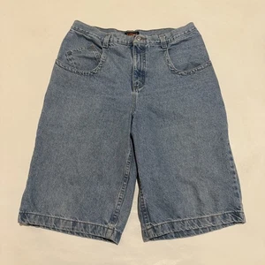 Vintage Zonz Denim Shorts Husky 34W Baggy Carpenter Skate Long Y2K 13" Jeans - Bild 1 von 13