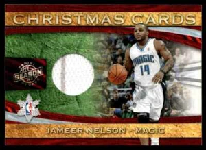 BK Jameer Nelson 2009-10 Panini Season Update Christmas Cards Materials - Picture 1 of 2