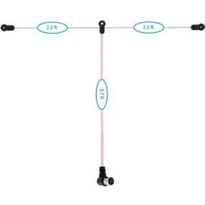 FM Antenna 75 Ohm F Type Male Plug For Home Radio Signal Stereo Sale V0Q8 - Picture 1 of 9