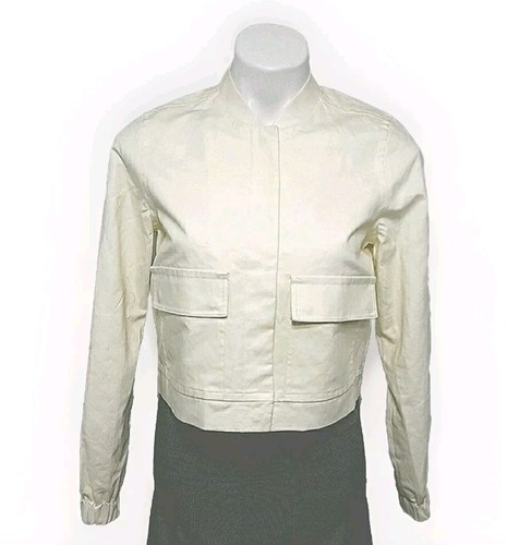 Giacca donna Kate Spade Saturday cropped con bottoni misto lino XS