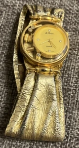 Retro Le Baron Watch Hong Kong Women’s Untested Beads Button Quartz 8" - Picture 1 of 12