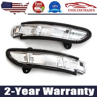 Luz de señal de giro del espejo lateral L+R 2 piezas para Mercedes Benz W219 W211 W216 W211 Foto 1 de 4