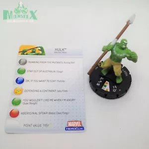 Heroclix Incredible Hulk set Hulk #043 ¡Figura súper rara con tarjeta! - Imagen 1 de 1