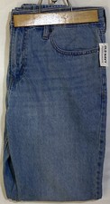 Old Navy Straight Jeans Mens Size 38x34 Blue Denim OPP Straight Light Wash NWT