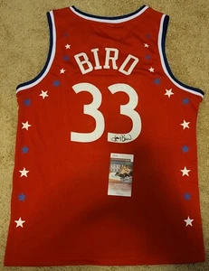 Larry Bird Signed Mitchell & Ness 1983 NBA All-Star Game Jersey JSA-W COA - Picture 1 of 7