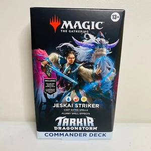 Magic the Gathering Tarkir Dragonstorm Jeskai Striker Commander Deck - Picture 1 of 3