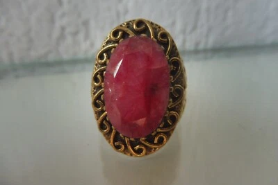 Anello, 925 Argento Con Molto Bel Pietra, Molto Bello, vecchio Anello Argento - Immagine 1 di 4