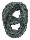 Two-tone Knit Soft Infinity Scarf