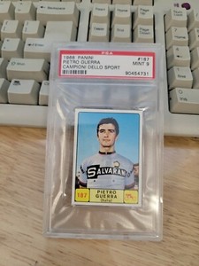 1968 panini #CAMPIONI DELLO SPORT #187 PIETRO GUERRA PSA 9 CYCLING