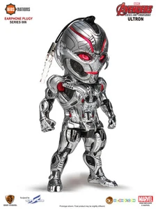 Kids Logic NATIONS EARPHONE PLUGY SERIES006 AVENGERS AGE OF ULTRON Single ULTRON - Picture 1 of 3