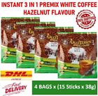 4X BAGS Old Town White Coffee Instant 3 in 1 Fragrant Hazelnut 舊街場白咖啡榛果