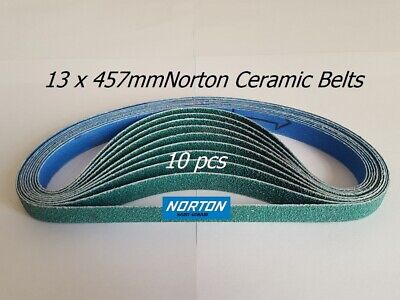 13 X 457mm Norton Ceramic R929 Sanding Belts For Power File Premium Quality  • 7.95£