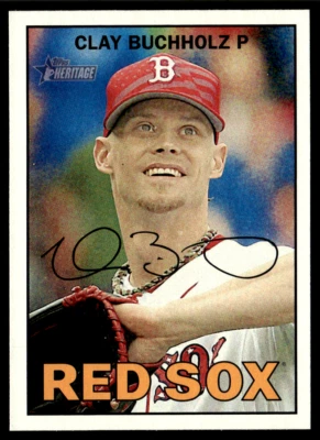 2016 Topps Heritage - #414 Clay Buchholz - Image 1 of 2