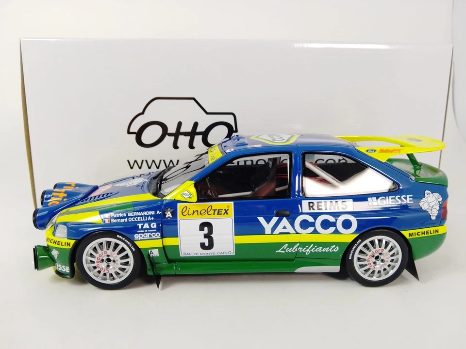 Ford Escort Rs Cosworth #3 Monte Carlo 1996 Bernardini Ottomobile Ot1028 1/18