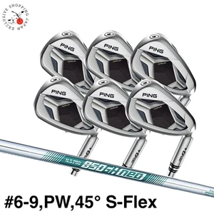 PING Golf G430 Iron Club Set #6-9,PW,45 6p N.S.Pro 850GH Neo Steel Shaft S-Flex - Picture 1 of 7