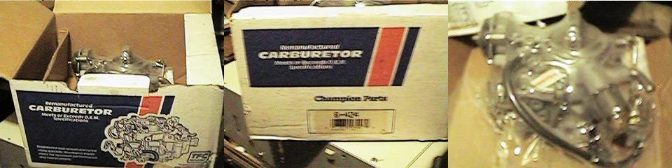 Champion rebuilt carburetor pn 6-424 NIB for ford 6 cly - Image 1 of 1