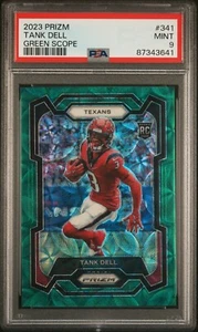 2023 Prizm Tank Dell Green Scope Prizm /75 #341 PSA 9 | Houston Texans - Picture 1 of 2
