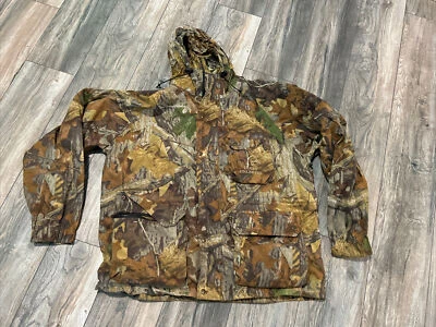 Chaqueta de caza reversible Ducks Unlimited para hombre XL madera humedales impermeable Foto 1 de 4