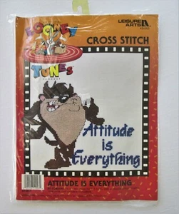 Looney Tunes 1997 Taz Attitude is Everything kit de punto de cruz nuevo sellado Devil - Imagen 1 de 1