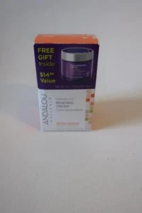 NIB Andalou Naturals Brightening Probiotic Vit-C Renewal Cream 1.7 Fl. Oz. 50g * - Picture 1 of 4