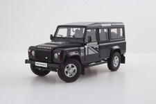 1:18 Land Rover Defender D110 One Ten Dorlop Diecast Model Black (LHD) NEW