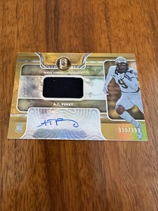 2023 Chronicles Gold Standard Draft Picks A.T.Perry RC Auto/Jersey # 130/199