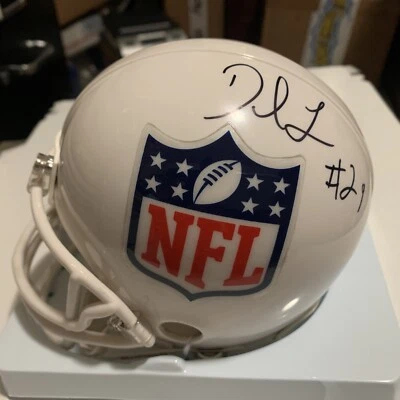 Duke Johnson Cleveland Browns Signed Autographed NFL Shield Mini Helmet - Image 1 of 4