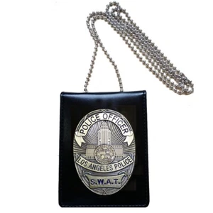 US LPAD SWAT Badge Card Holder ID Card Prop Role Cos - Picture 1 of 3