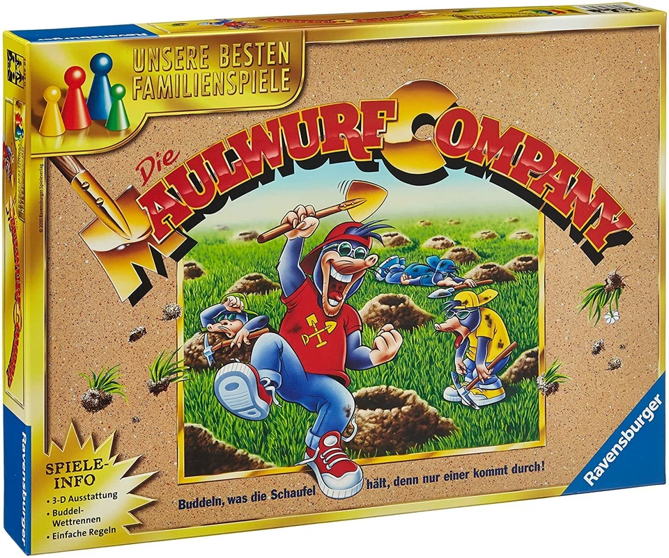 Ravensburger Die Maulwurf Company 26423 - German Childrens Family Boardgame