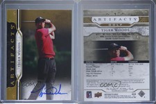 2021 Upper Deck Artifacts Gold Spectrum Auto /25 Tiger Woods #1 Auto