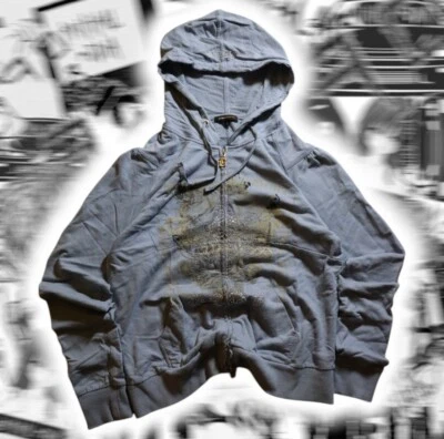 Y2K BCBGMAXAZRIA BEDAZZLED TRIBAL CREMALLERA COMPLETA SUDADERA CON CAPUCHA MUJER XL Foto 1 de 4