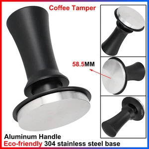 58,5 mm - Manipulación de café - Base de acero inoxidable 304 ecológica, mango de aluminio - Imagen 1 de 14
