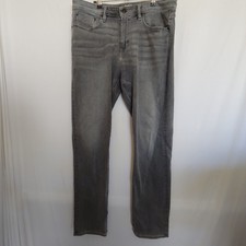 Revtown mens washed out grey straight leg decade denim jeans size 38