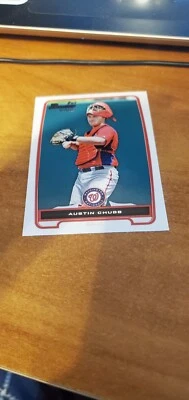 2012 Bowman Draft Picks & Prospects - Draft Picks Austin Chubb #BDPP139 (RC) - Image 1 of 2