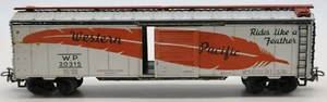 Fleischman HO Gauge 20315 Western Pacific Car "Rides Like a Feather". All Metal. - Picture 1 of 5