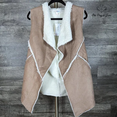 LuLaRoe Marlow Faux Fur Lined Vest Size S - Image 1 of 4