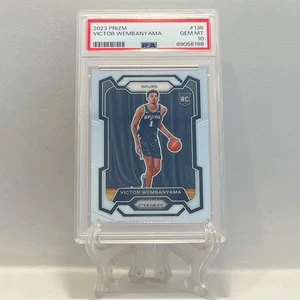 PSA 10 GEM MT Panini Prizm Victor Wembanyama Rookie Card RC 136 NBA Mint - Bild 1 von 4