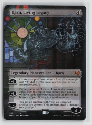 Karn, Living Legacy 372 Borderless Dominaria United DMU MTG Magic - Image 1 of 2