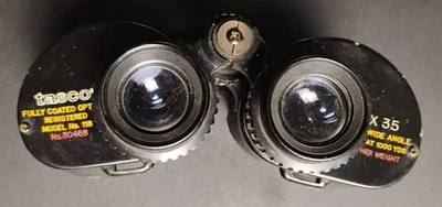 VTG Tasco Model 118 7x35 578ft @ 1000yds Extra Wide Angle Binoculars No 30468 - Image 1 of 4