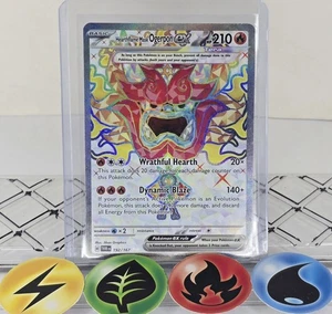 Pokemon TCG Hearthflame Mask Ogerpon EX 192/167 Twilight Masquerade 2024 NM - Bild 1 von 3