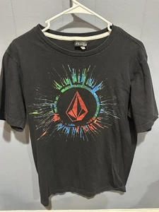Volcom Men’s Y2K Volcom Skateboarding T Shirt Medium black  - Picture 1 of 3
