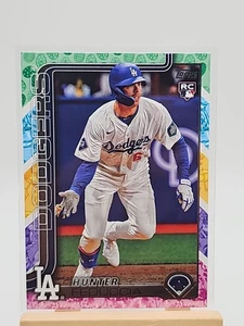 2025 Topps Series 1 #68 Hunter Feduccia RC Easter Pastel LA Dodgers - Picture 1 of 2