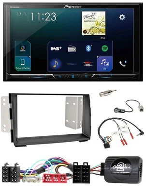 Pioneer Lenkrad Bluetooth USB 2DIN DAB Autoradio für Kia Venga 2010-2019 - Bild 1 von 4